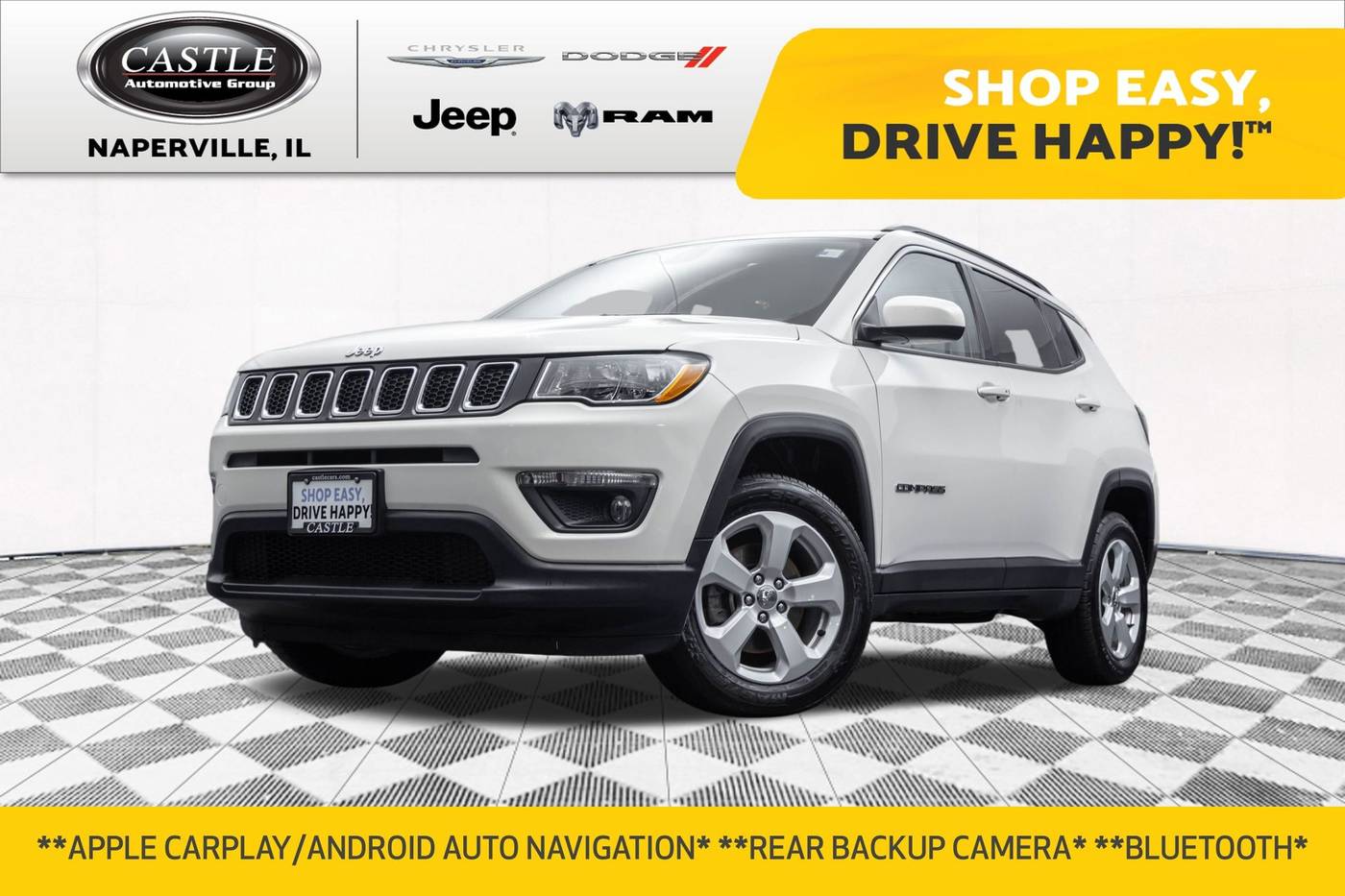 2019 Jeep Compass Latitude — SUV — 70,684 mi — Naperville, IL