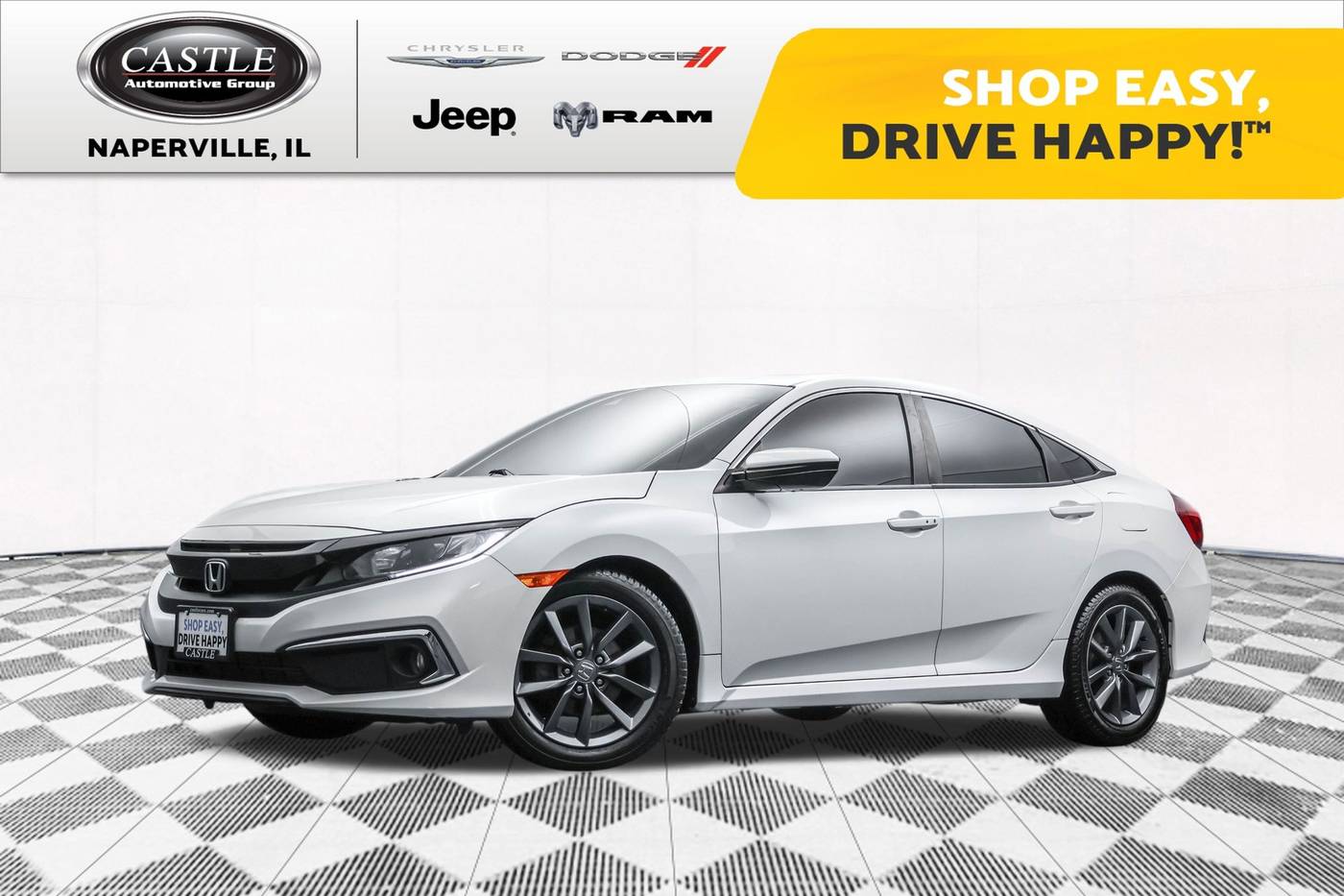 2019 Honda Civic EX — Sedan — 93,103 mi — Naperville, IL