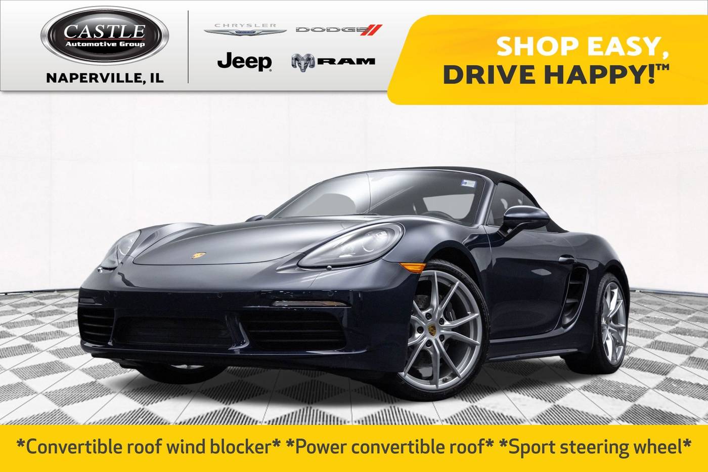 2019 Porsche 718 Boxster Standard — Convertible — 14,833 mi — Naperville, IL