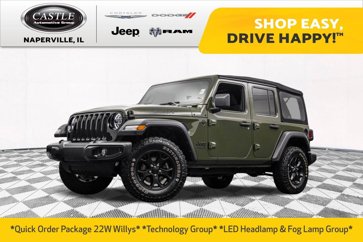 2022 Jeep Wrangler Willys — SUV — 52,639 mi — Naperville, IL