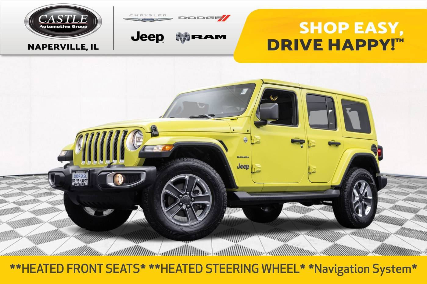 2022 Jeep Wrangler Sahara — SUV — 17,401 mi — Naperville, IL