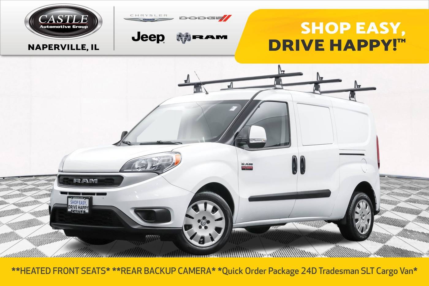 2021 Ram ProMaster City Cargo Van Tradesman SLT — Cargo Van — 28,223 mi — Naperville, IL