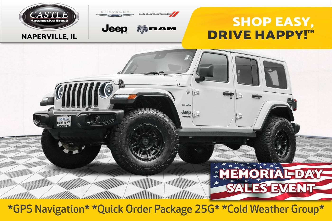 2021 Jeep Wrangler Sahara — SUV — 32,279 mi — Naperville, IL