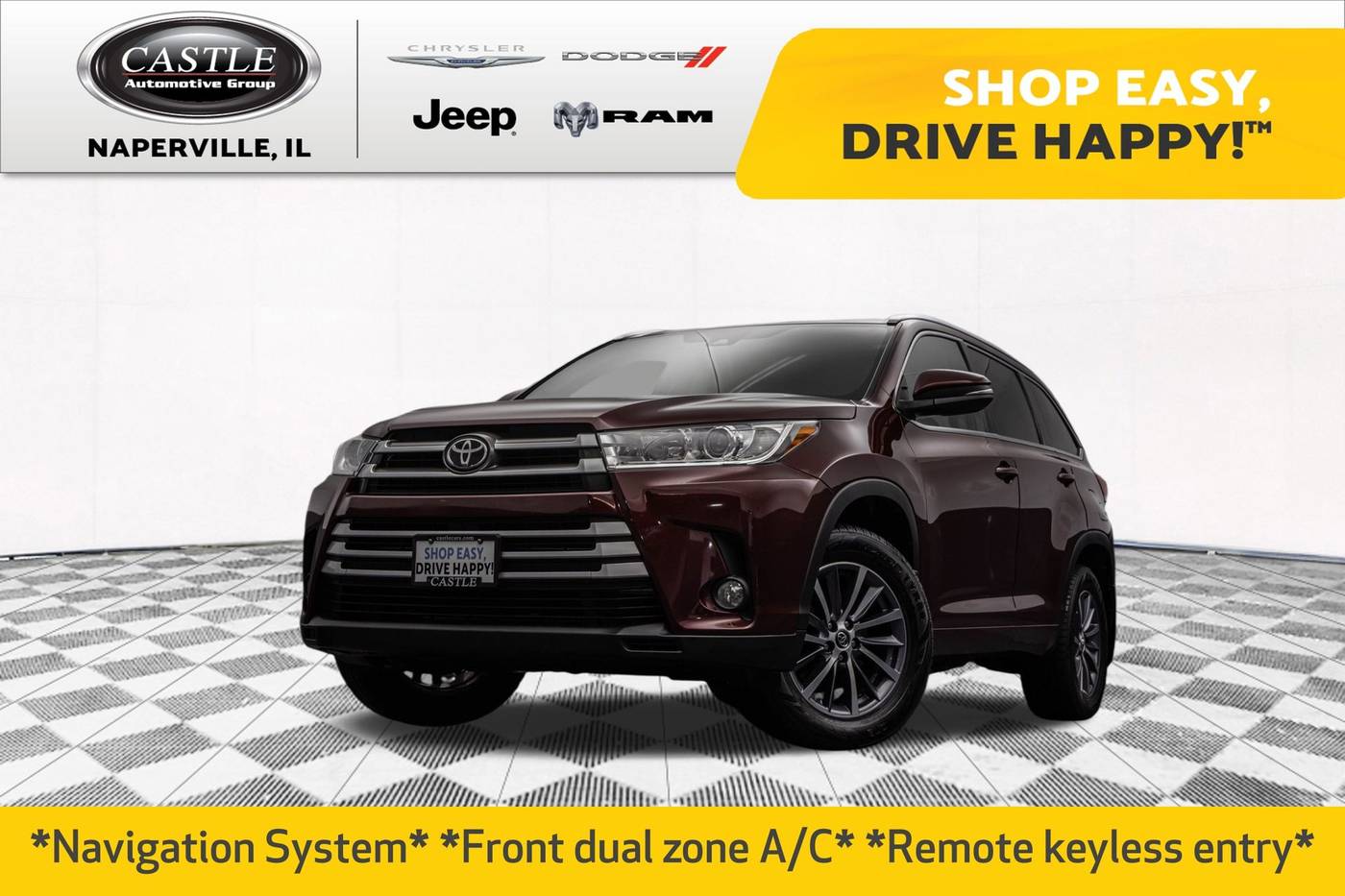 2018 Toyota Highlander XLE — SUV — 92,098 mi — Naperville, IL