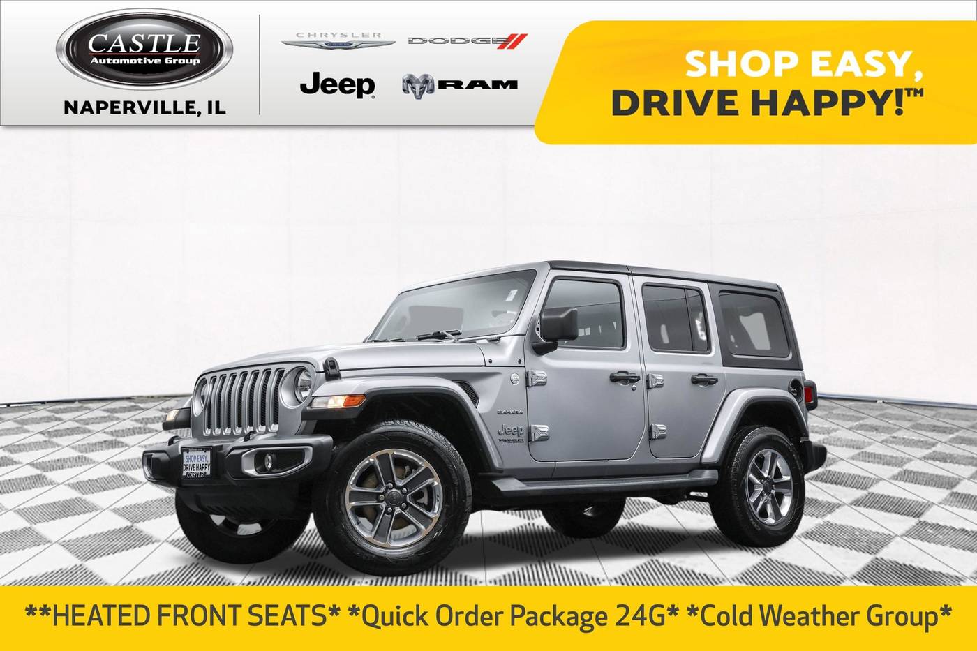 2018 Jeep Wrangler Sahara — SUV — 124,199 mi — Naperville, IL