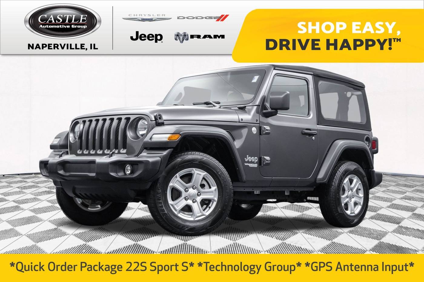 2021 Jeep Wrangler Sport S — SUV — 53,076 mi — Naperville, IL