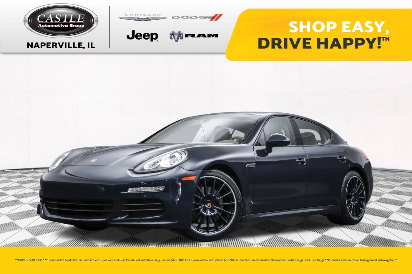 2015 Porsche Panamera Standard — Sedan — 65,572 mi — Naperville, IL