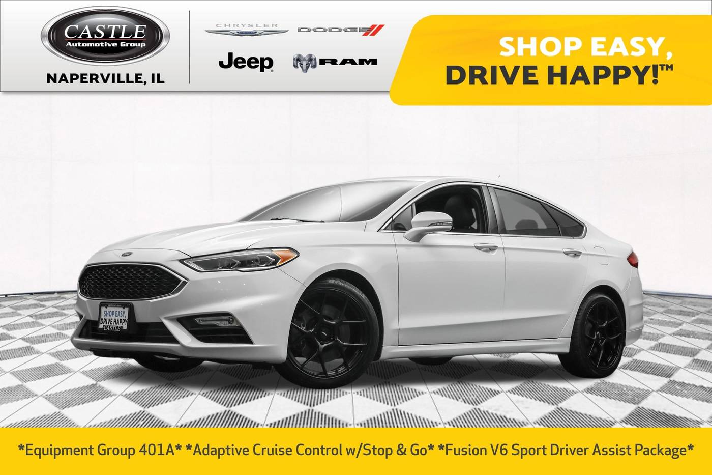 2017 Ford Fusion Sport — Sedan — 81,015 mi — Naperville, IL