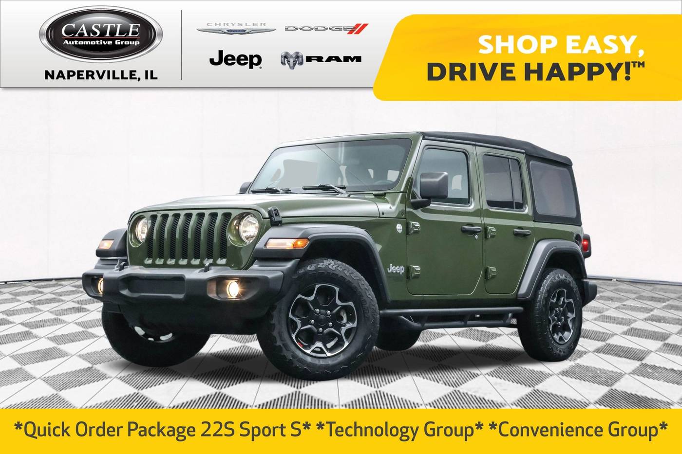 2021 Jeep Wrangler Sport S — SUV — 88,034 mi — Naperville, IL
