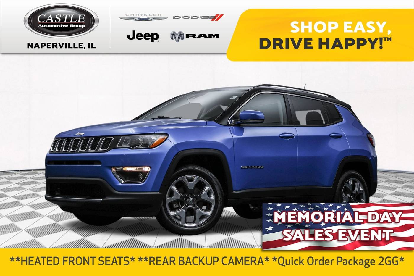 2021 Jeep Compass Limited — SUV — 57,853 mi — Naperville, IL