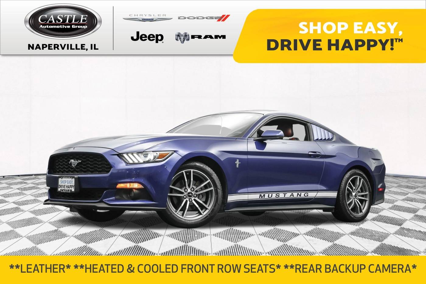 2016 Ford Mustang EcoBoost Premium — Coupe — 84,911 mi — Naperville, IL