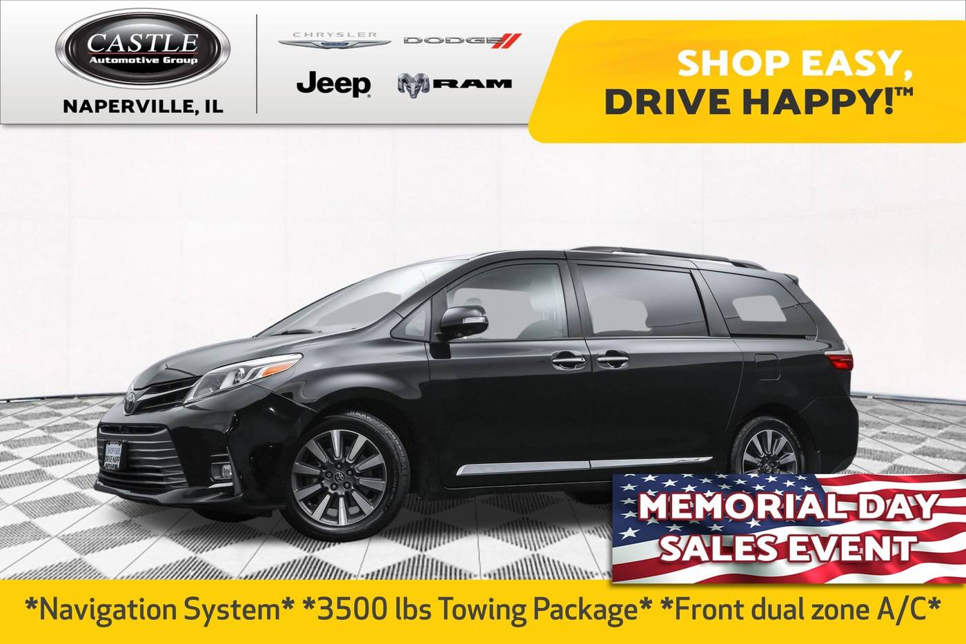 2020 Toyota Sienna Limited Premium — Minivan — 67,030 mi — Naperville, IL