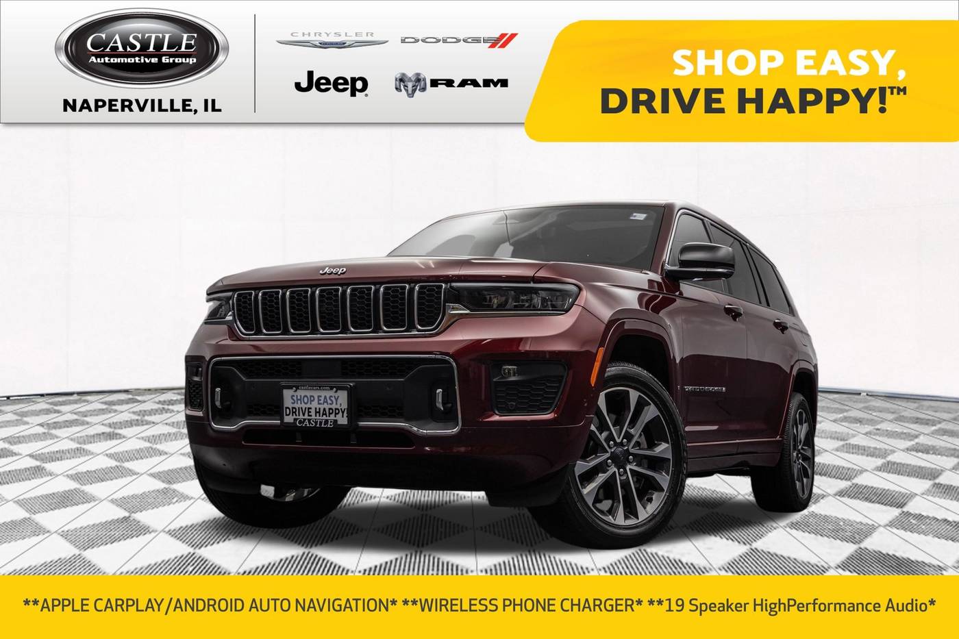 2021 Jeep Grand Cherokee Overland — SUV — 50,736 mi — Naperville, IL