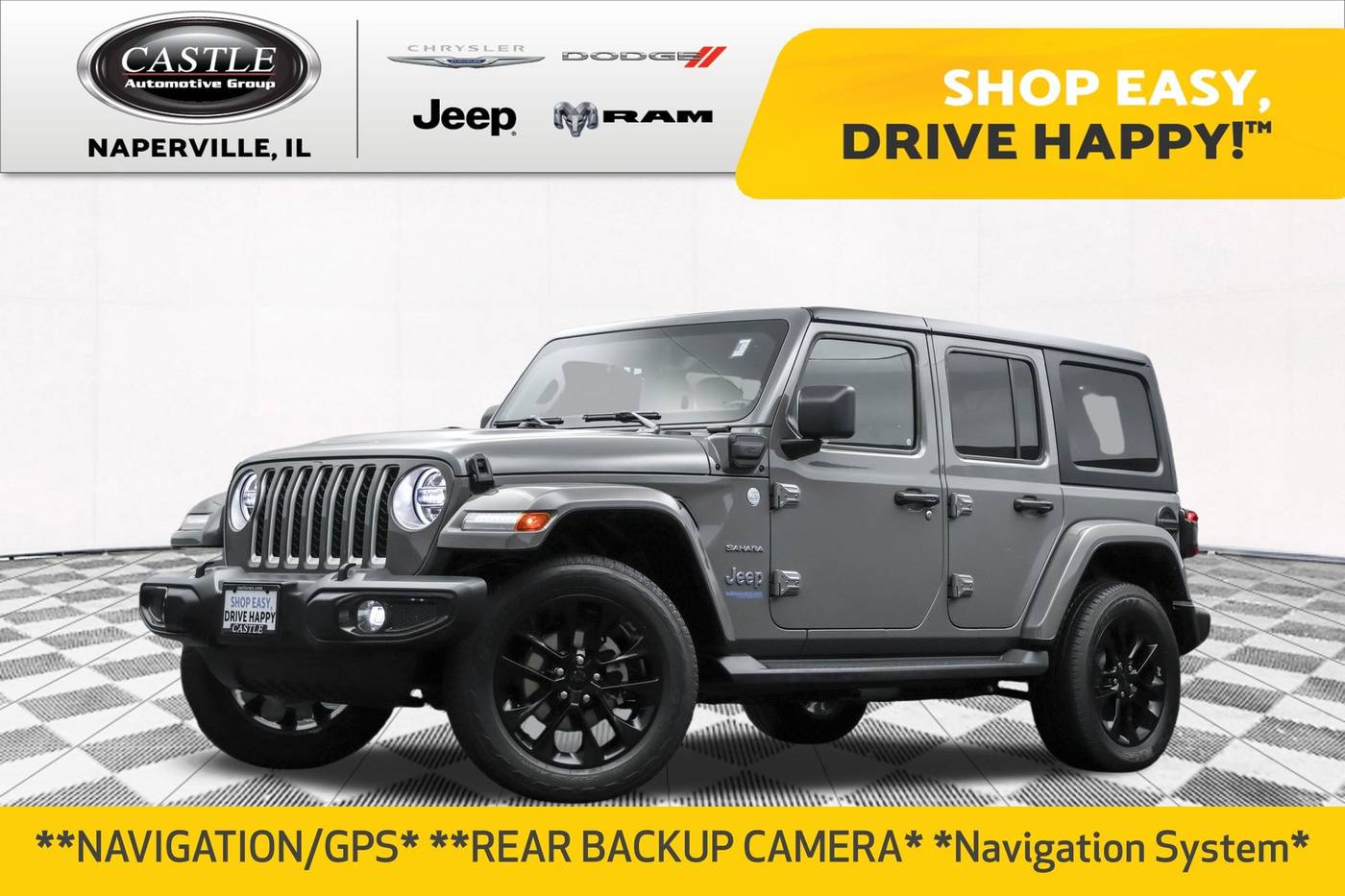 2021 Jeep Wrangler Sahara 4xe — SUV — 21,845 mi — Naperville, IL