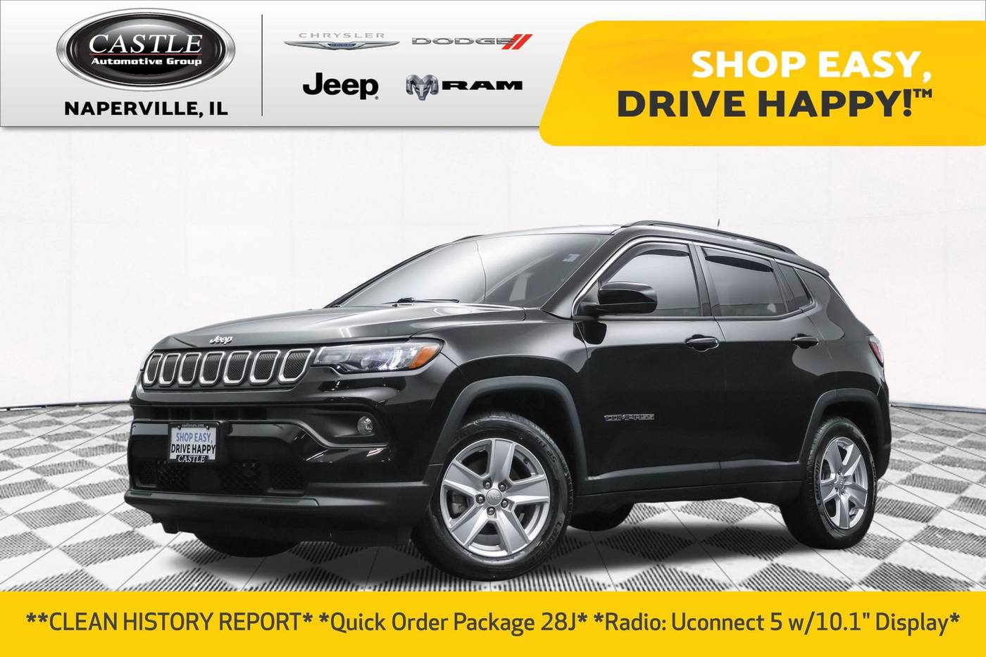 2022 Jeep Compass Latitude — SUV — 56,408 mi — Naperville, IL
