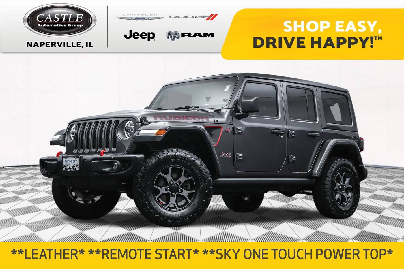 2018 Jeep Wrangler Rubicon — SUV — 65,557 mi — Naperville, IL