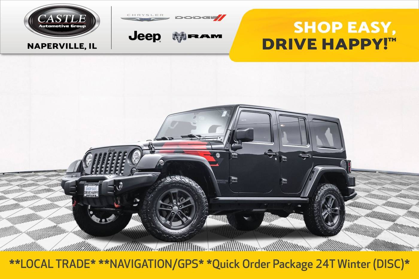 2017 Jeep Wrangler Winter — SUV — 72,200 mi — Naperville, IL