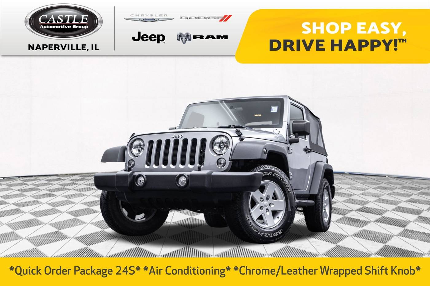 2017 Jeep Wrangler Sport — SUV — 43,430 mi — Naperville, IL