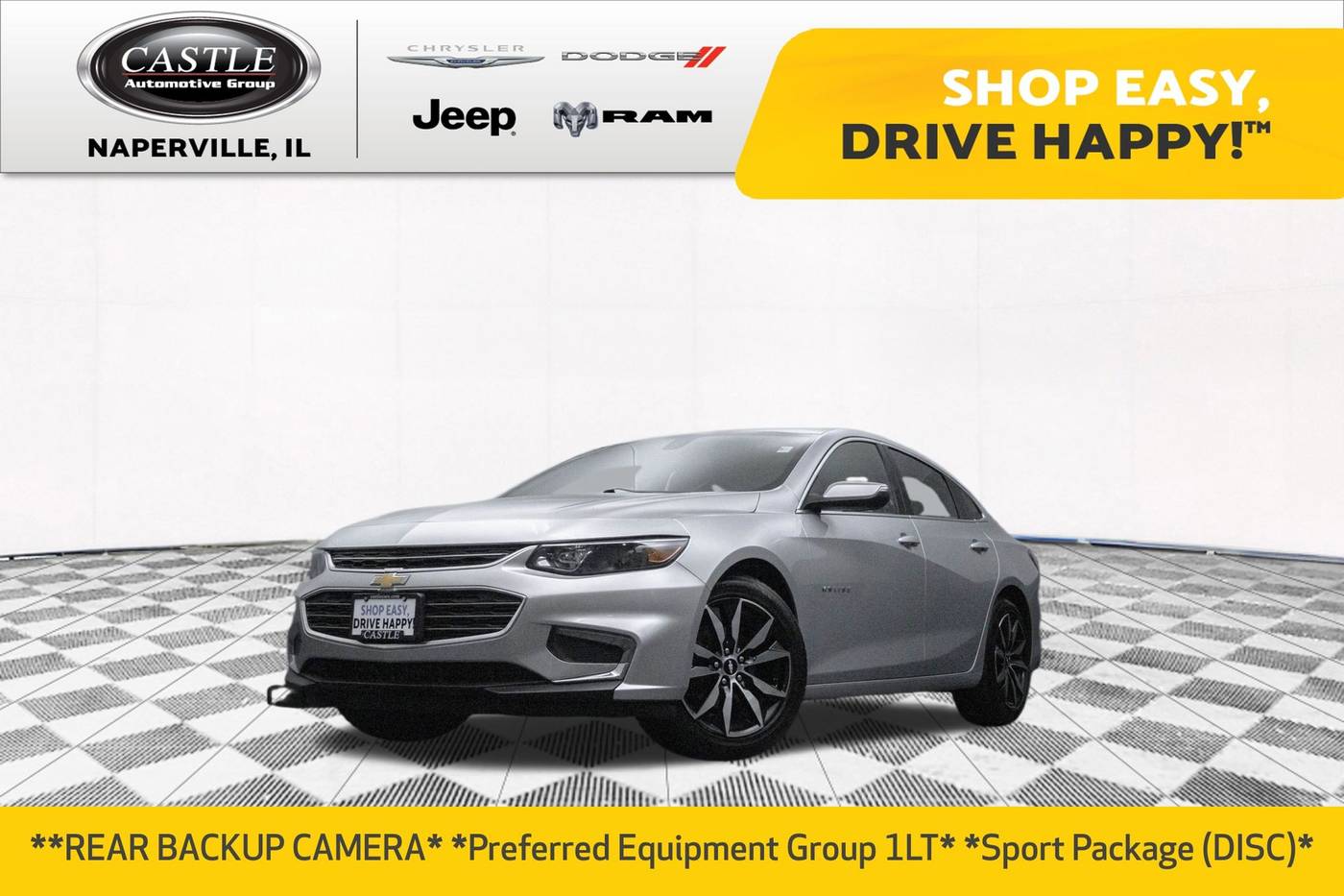 2018 Chevrolet Malibu LT — Sedan — 72,943 mi — Naperville, IL