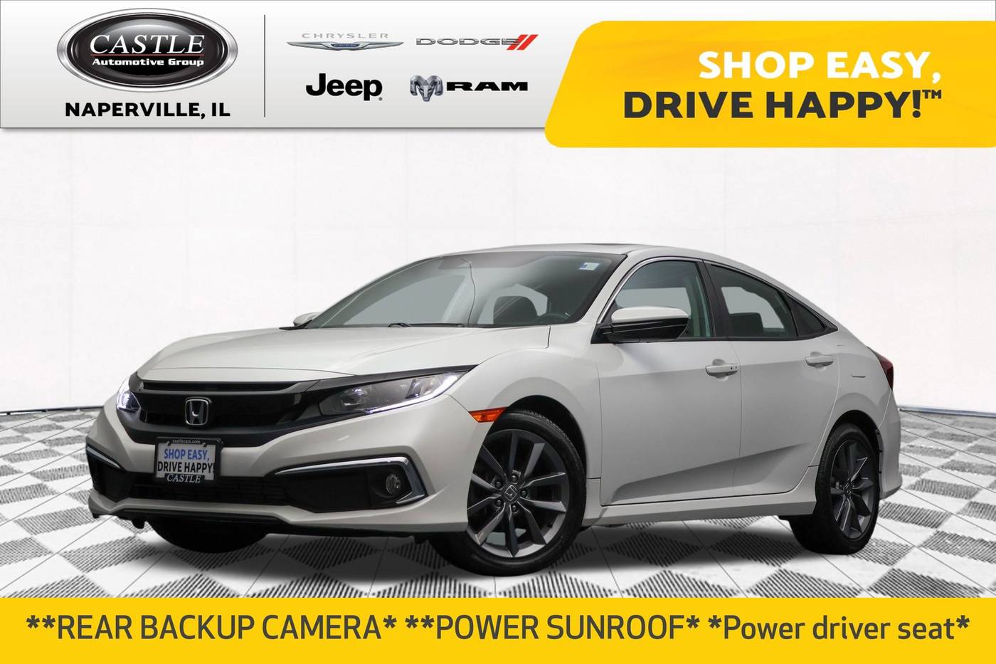 2021 Honda Civic EX — Sedan — 28,510 mi — Naperville, IL