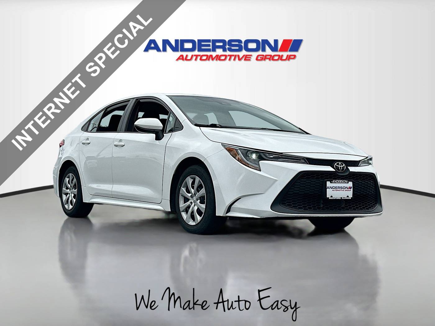 2021 Toyota Corolla LE — Sedan — 70,574 mi — Rockford, IL