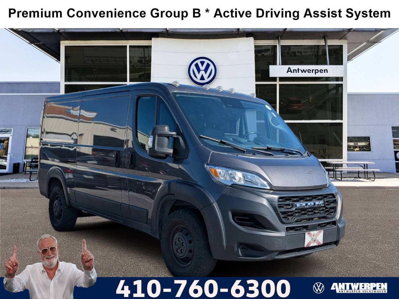 2023 Ram ProMaster Cargo Van 1500 — Cargo Van — 44,437 mi — Pasadena, MD