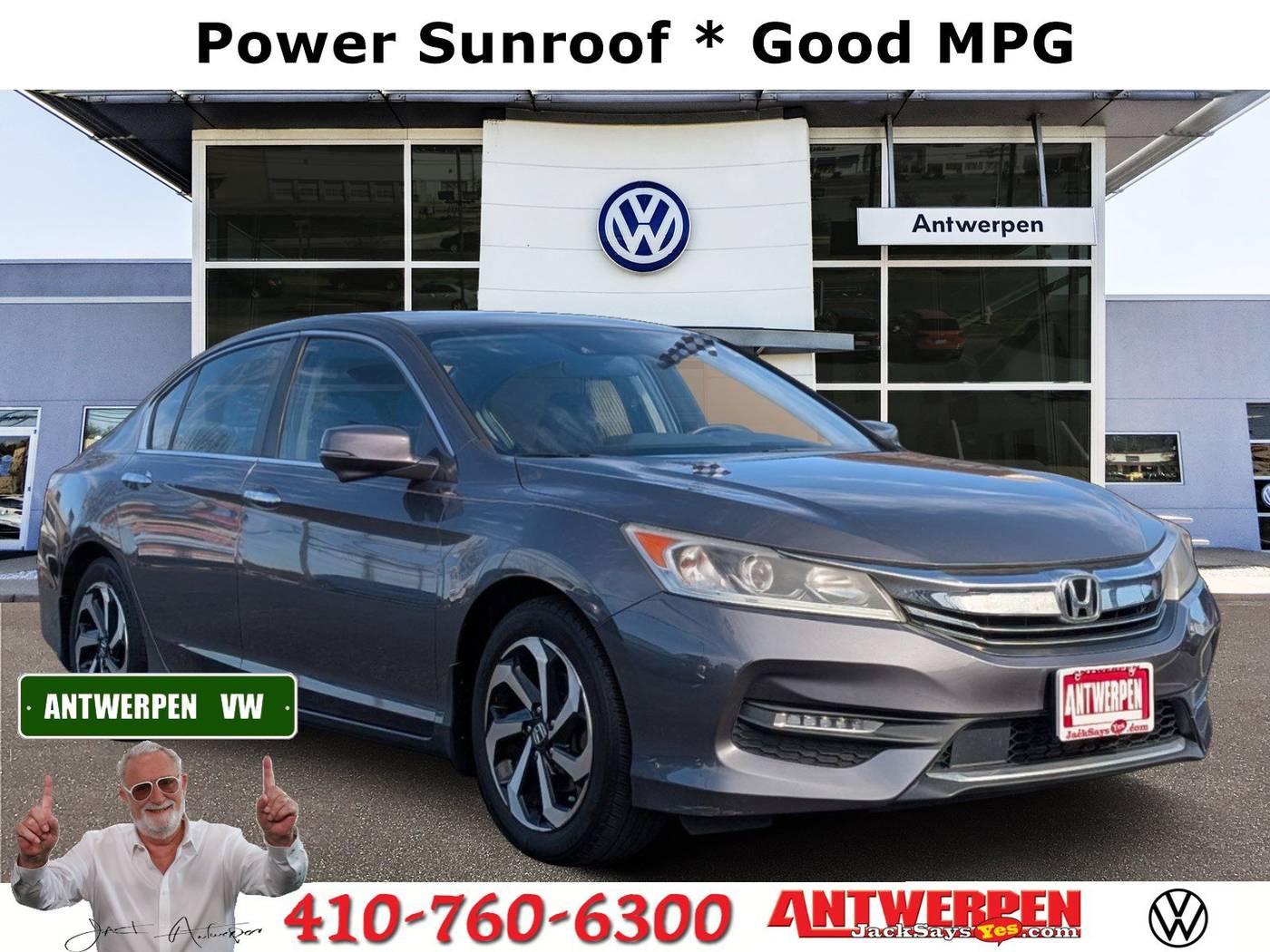 2017 Honda Accord EX — Sedan — 84,014 mi — Pasadena, MD