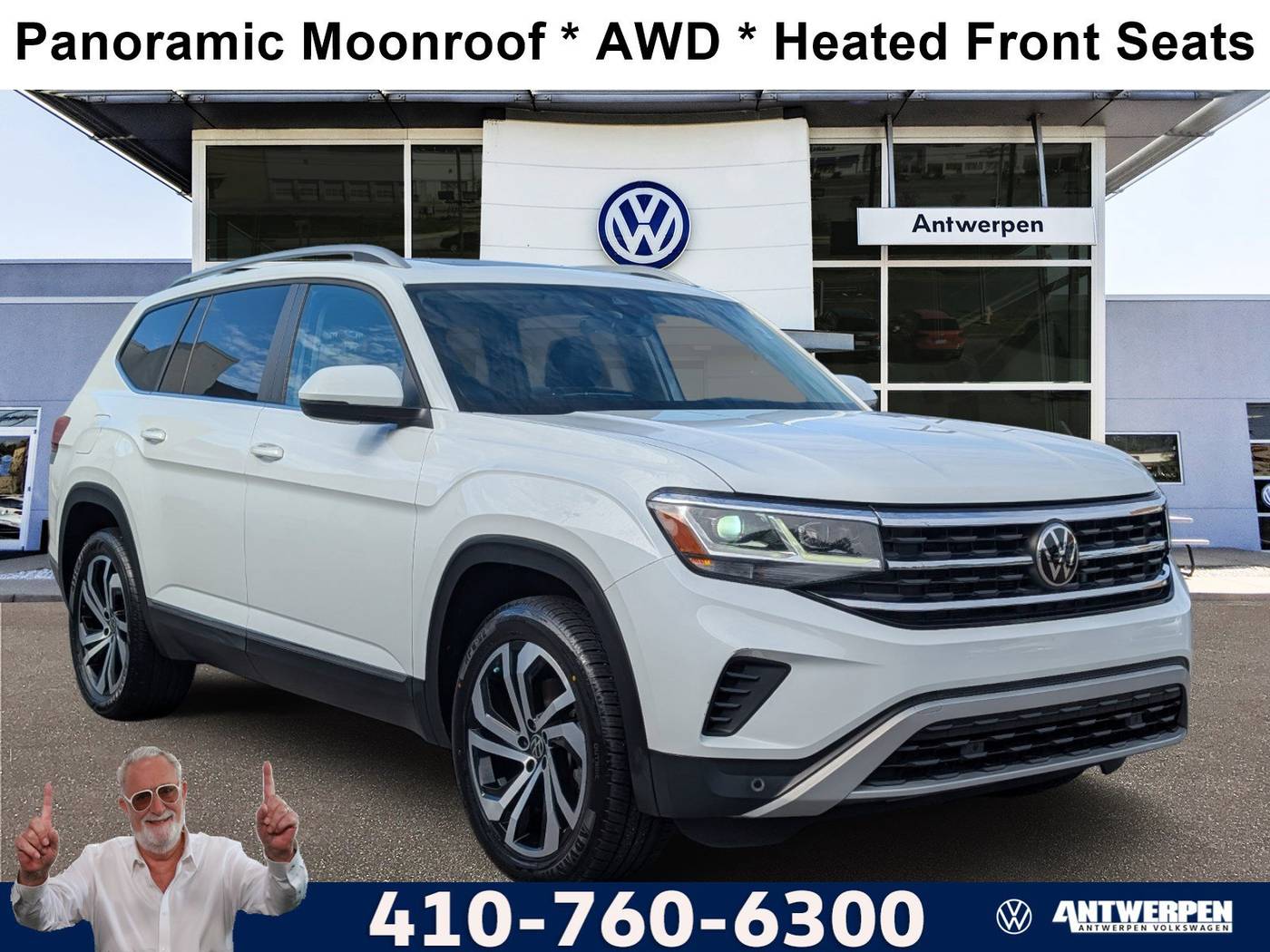 2022 Volkswagen Atlas SEL — SUV — 34,448 mi — Pasadena, MD