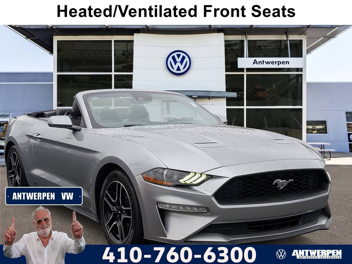2022 Ford Mustang EcoBoost Premium — Convertible — 61,201 mi — Pasadena, MD