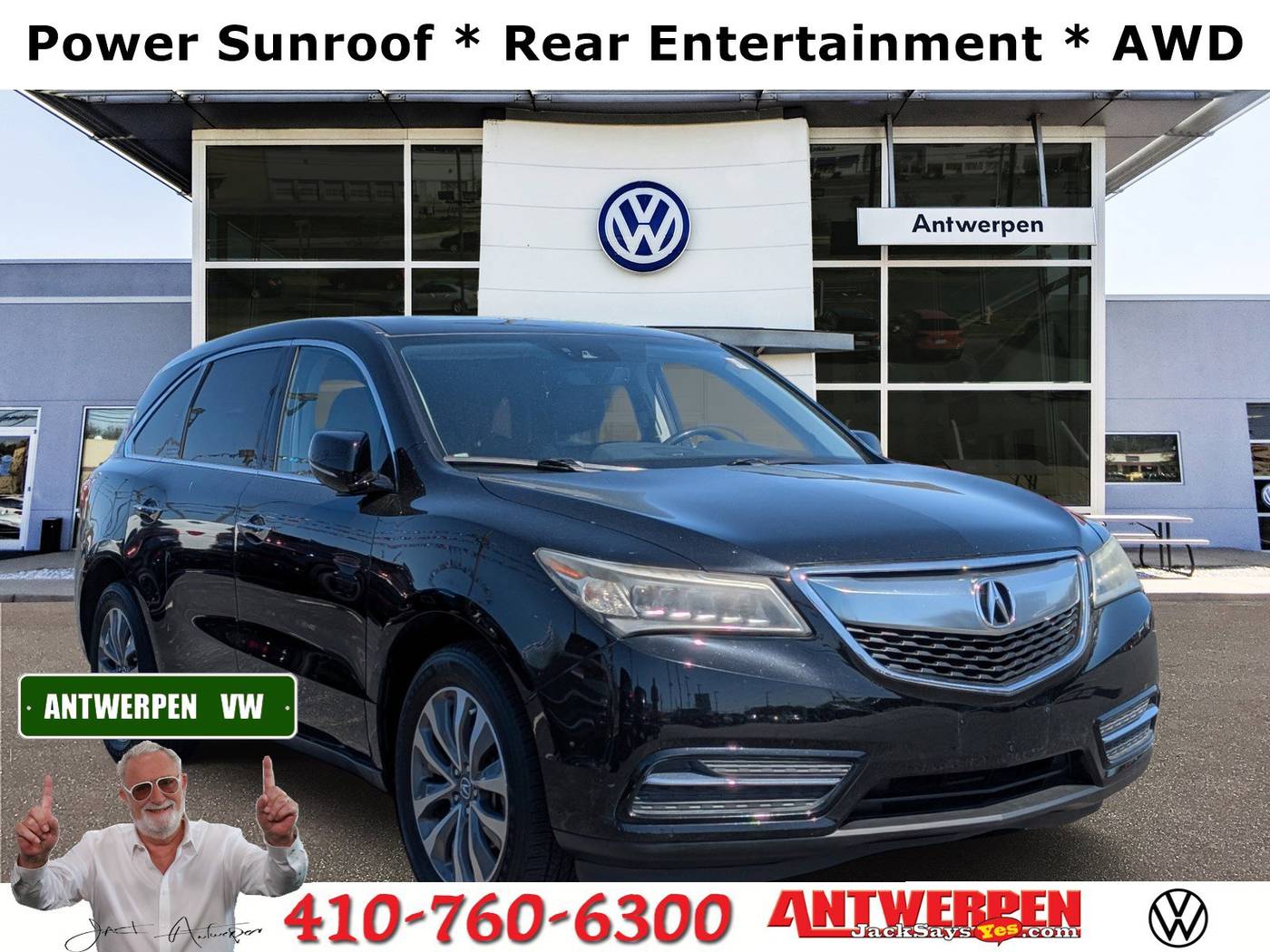 2016 Acura MDX Technology with Entertainment Package — SUV — 121,144 mi — Pasadena, MD