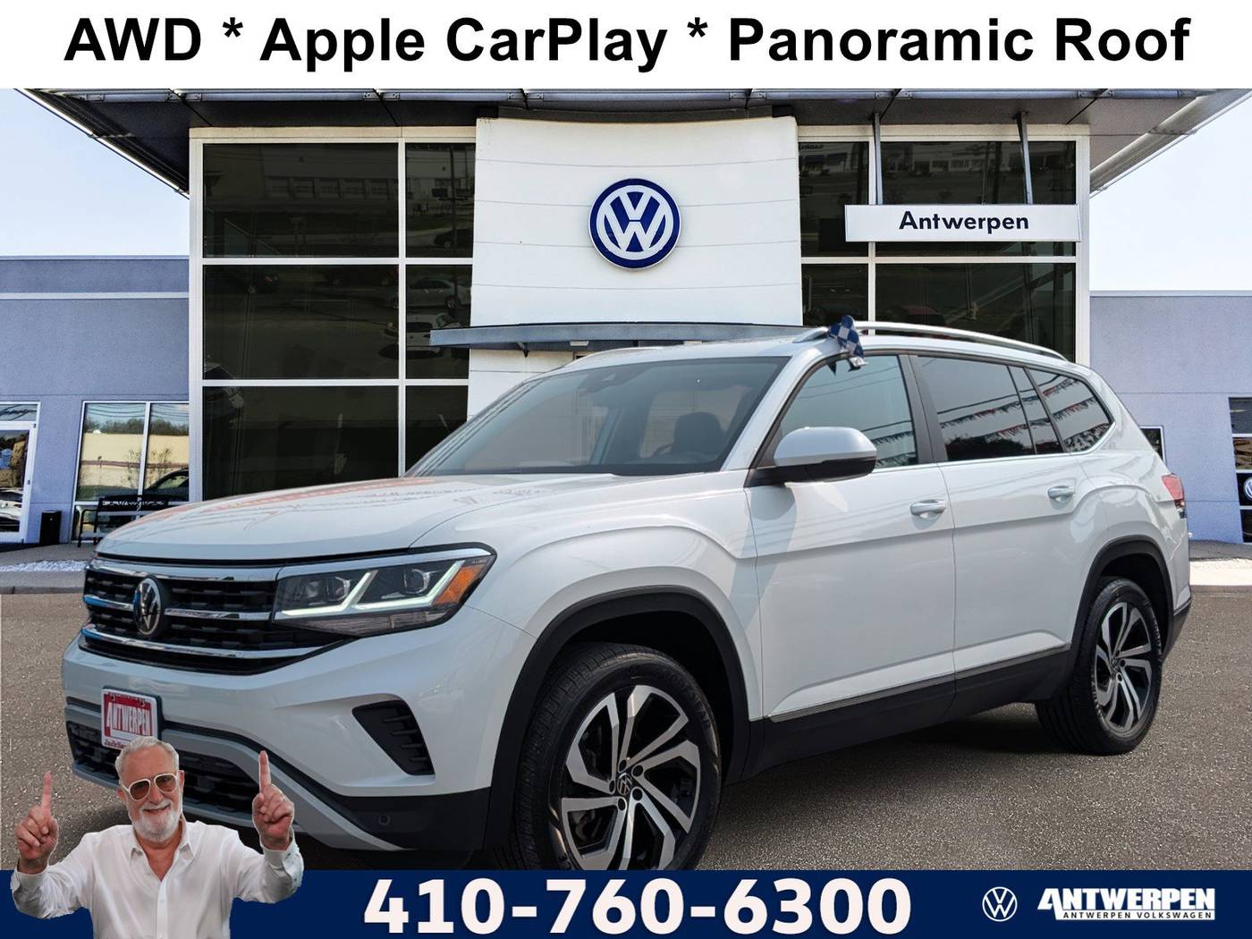2023 Volkswagen Atlas SEL — SUV — 28,796 mi — Pasadena, MD