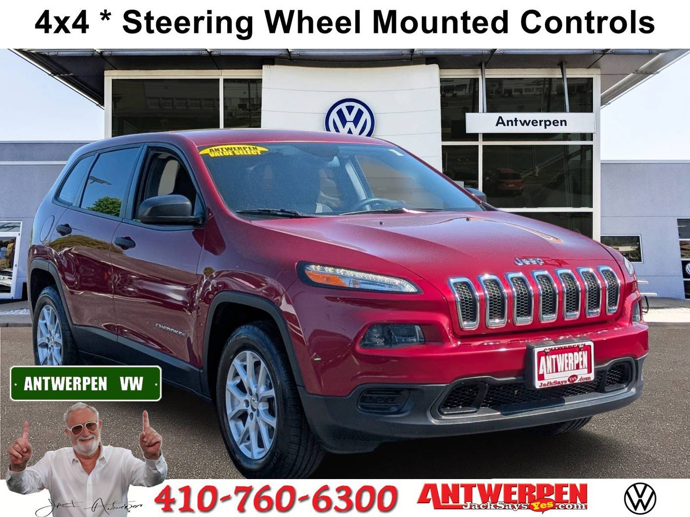 2017 Jeep Cherokee Sport — SUV — 108,665 mi — Pasadena, MD