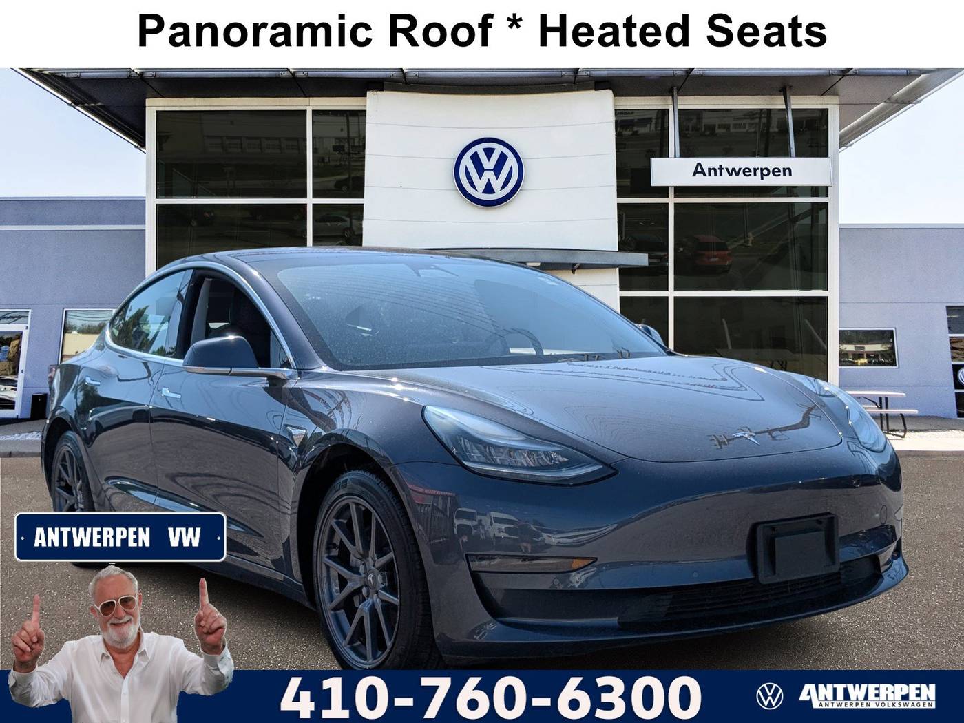 2019 Tesla Model 3 Long Range — Sedan — 30,316 mi — Pasadena, MD