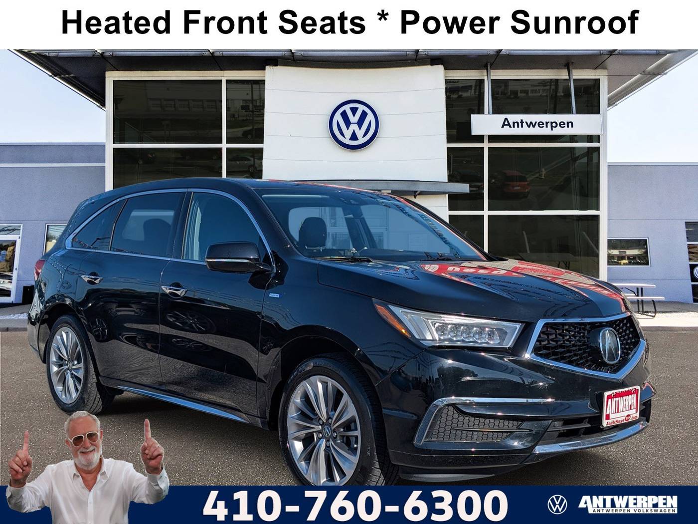2018 Acura MDX Hybrid with Technology Package — SUV — 54,756 mi — Pasadena, MD