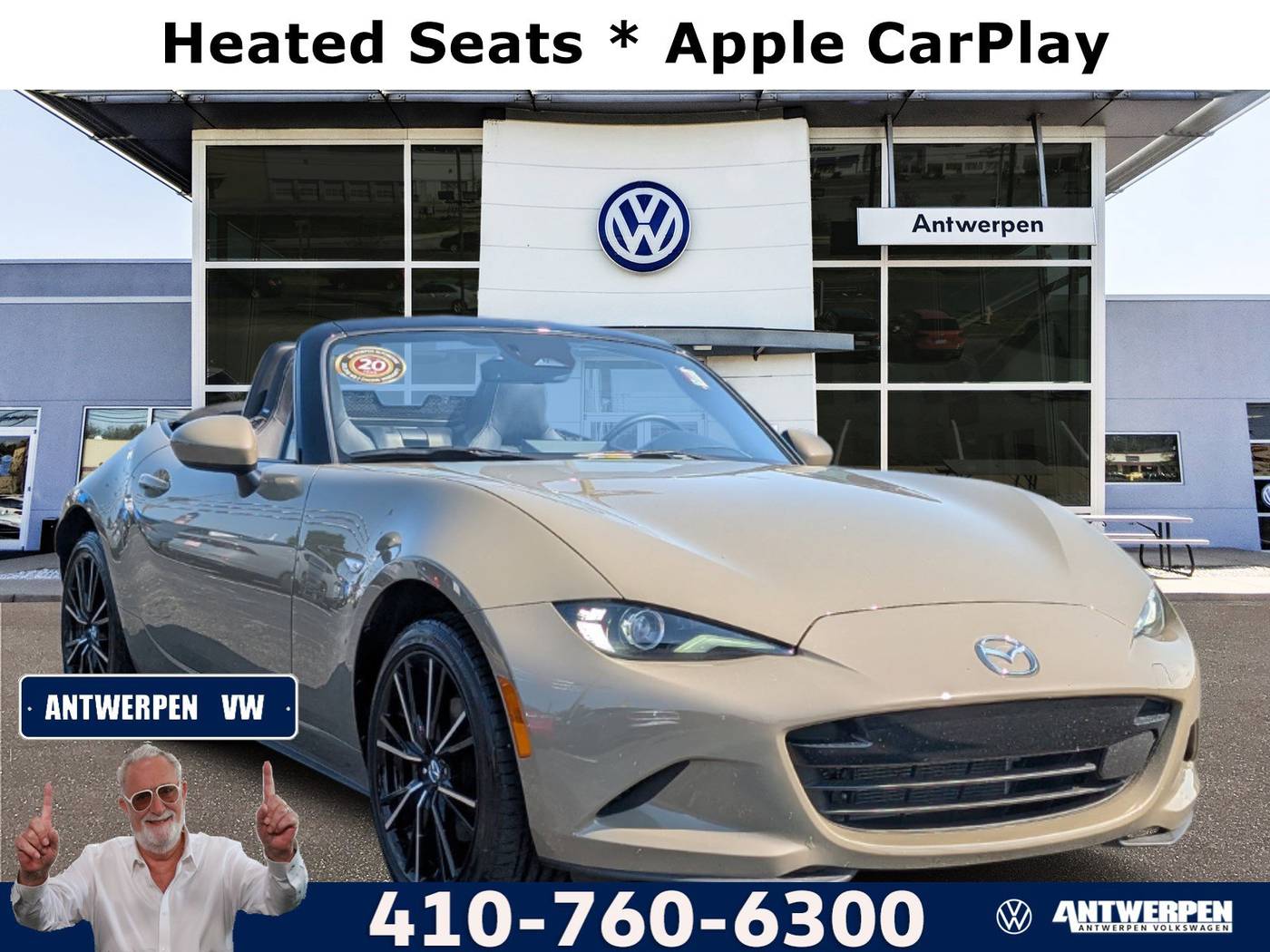 2024 Mazda MX-5 Miata Grand Touring — Convertible — 3,942 mi — Pasadena, MD