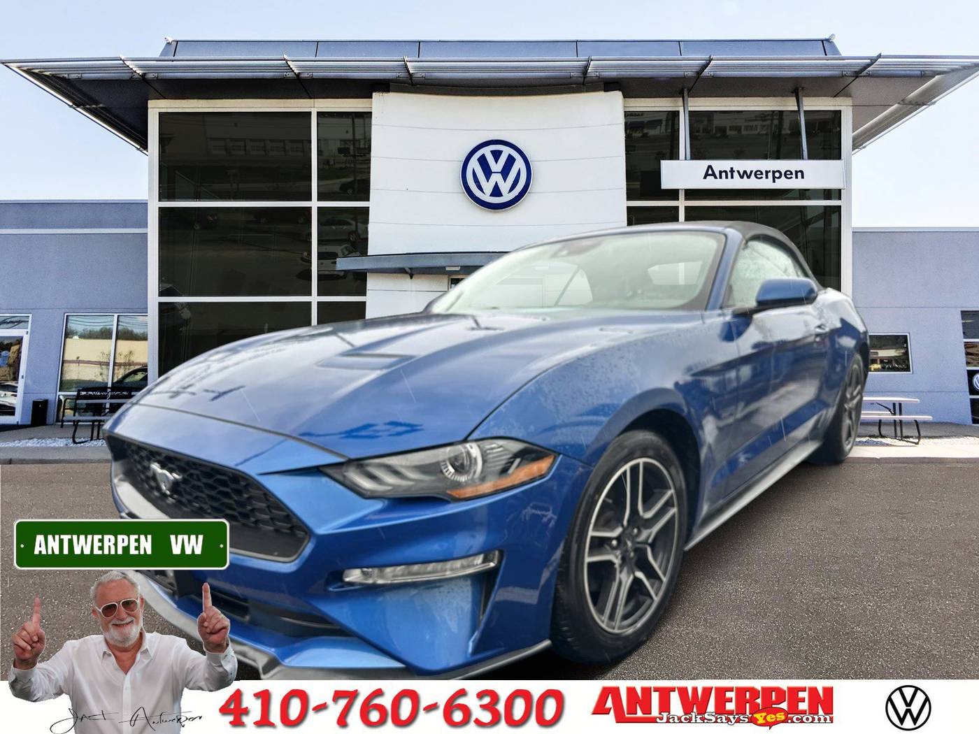 2022 Ford Mustang EcoBoost — Convertible — 54,445 mi — Pasadena, MD