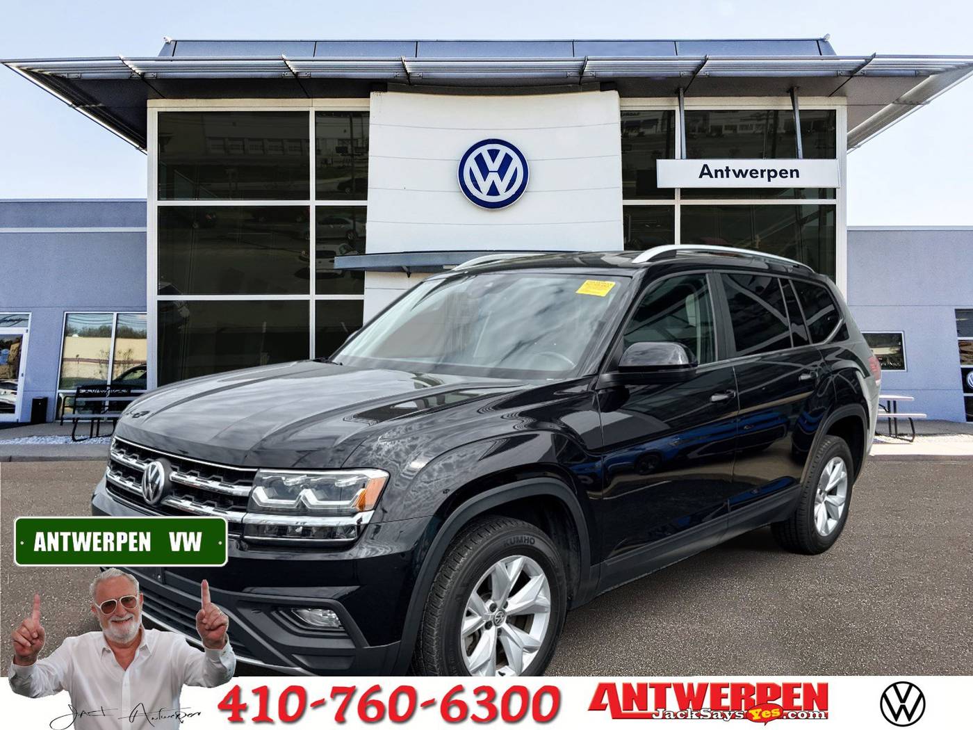 2019 Volkswagen Atlas SE with Technology — SUV — 89,762 mi — Pasadena, MD