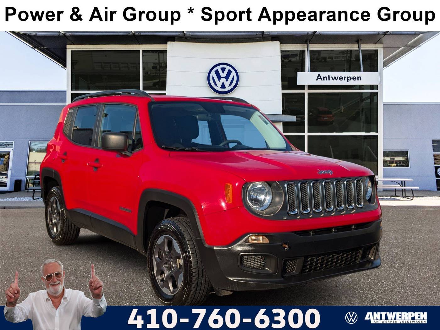 2017 Jeep Renegade Sport — SUV — 80,336 mi — Pasadena, MD