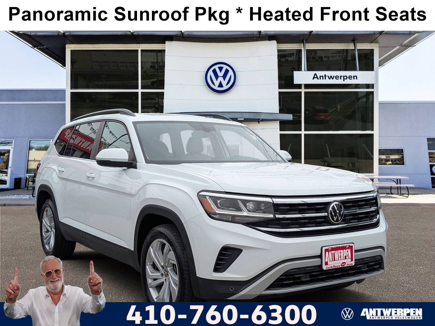 2022 Volkswagen Atlas SE with Technology — SUV — 69,344 mi — Pasadena, MD