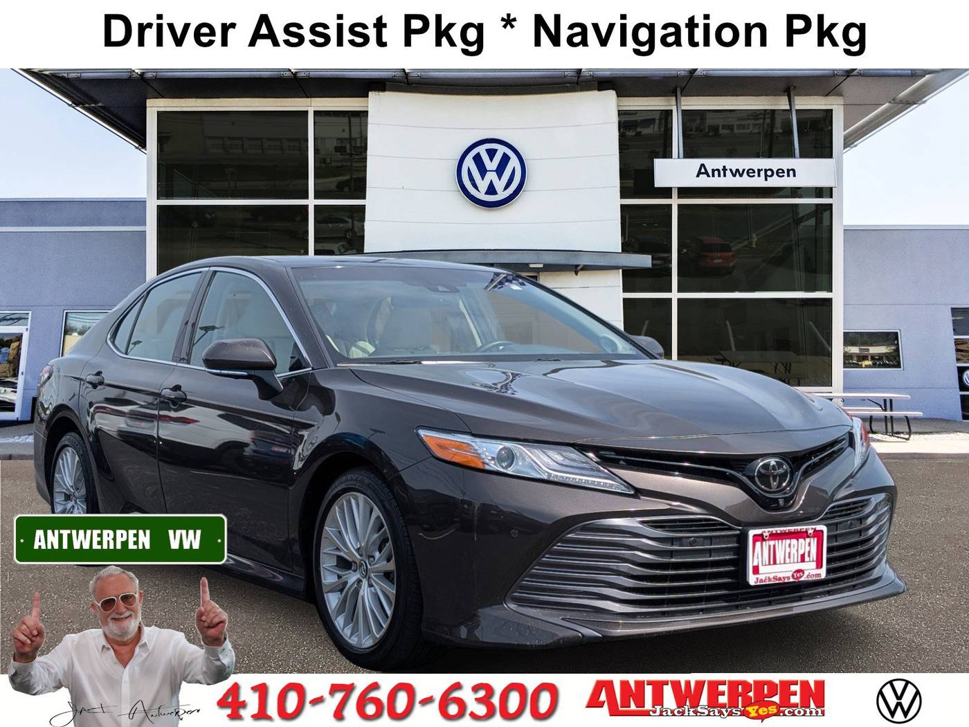2018 Toyota Camry XLE V6 — Sedan — 75,197 mi — Pasadena, MD