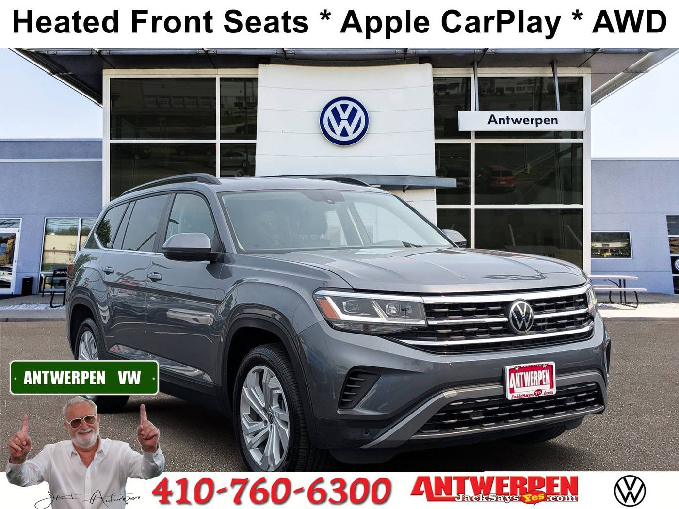 2021 Volkswagen Atlas SE with Technology — SUV — 83,173 mi — Pasadena, MD