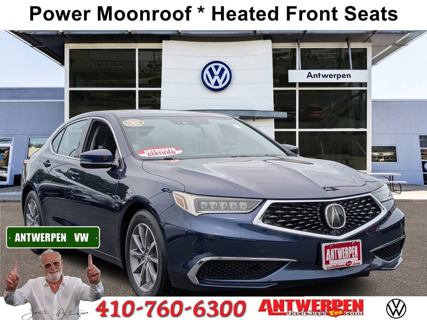 2019 Acura TLX Technology Package — Sedan — 19,783 mi — Pasadena, MD