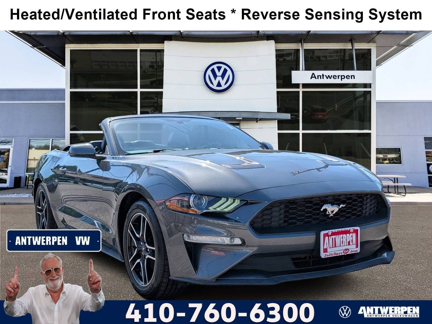 2018 Ford Mustang EcoBoost Premium — Convertible — 69,449 mi — Pasadena, MD