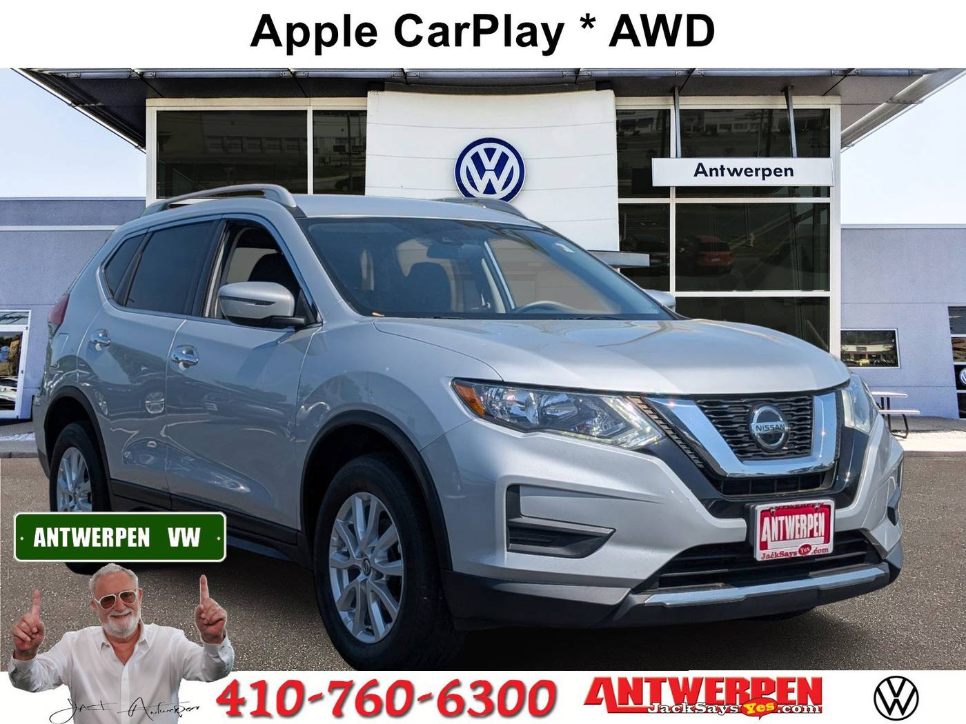 2019 Nissan Rogue SV — SUV — 106,451 mi — Pasadena, MD