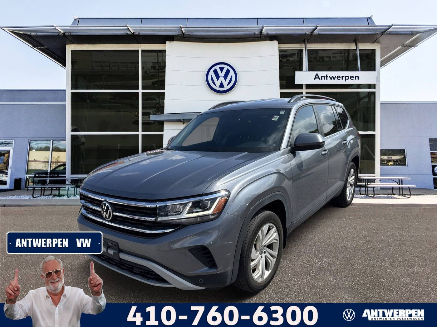 2022 Volkswagen Atlas SE with Technology — SUV — 41,639 mi — Pasadena, MD