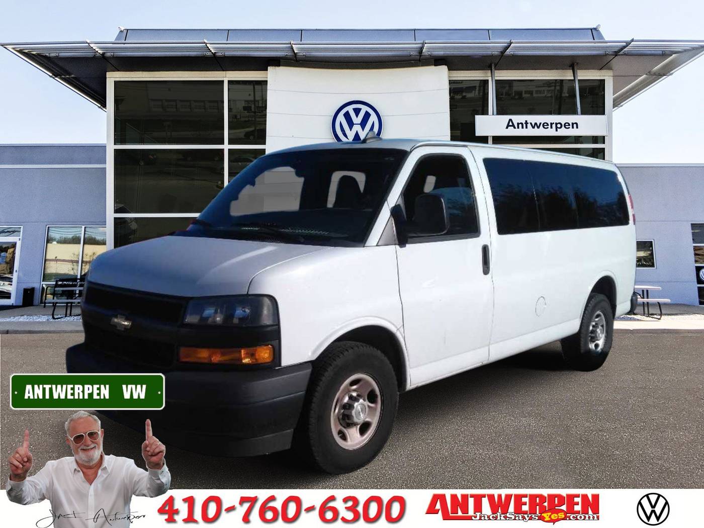 2018 Chevrolet Express Passenger LS — Passenger Van — 82,055 mi — Pasadena, MD