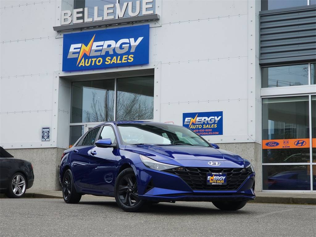 2021 Hyundai Elantra Hybrid Blue — Sedan — 91,059 mi — Bellevue, WA