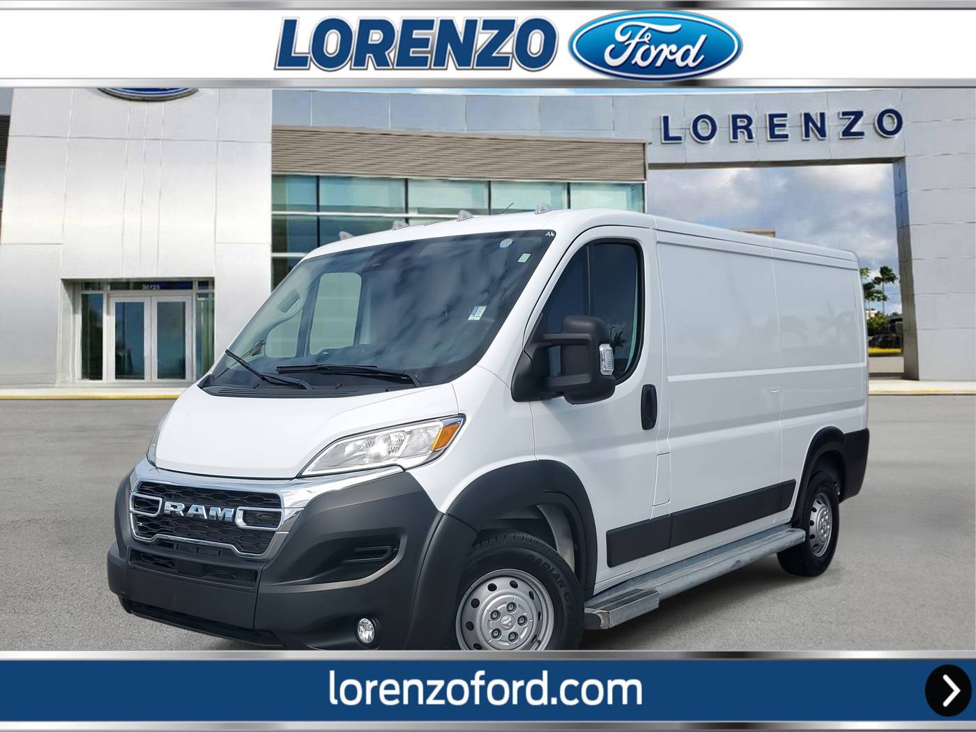 2023 Ram ProMaster Cargo Van 2500 — Cargo Van — 24,333 mi — Homestead, FL