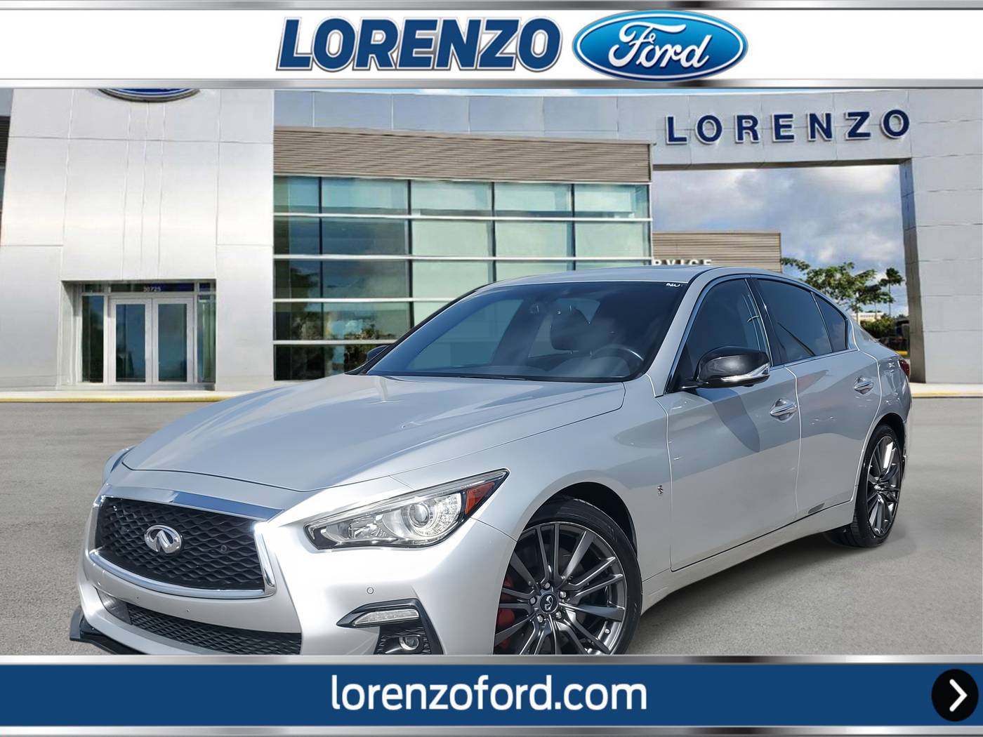 2018 INFINITI Q50 RED SPORT 400 — Sedan — 113,583 mi — Homestead, FL