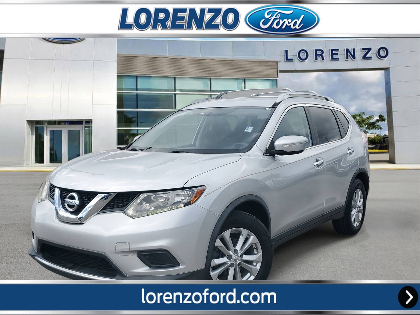 2015 Nissan Rogue SV — SUV — 57,846 mi — Homestead, FL
